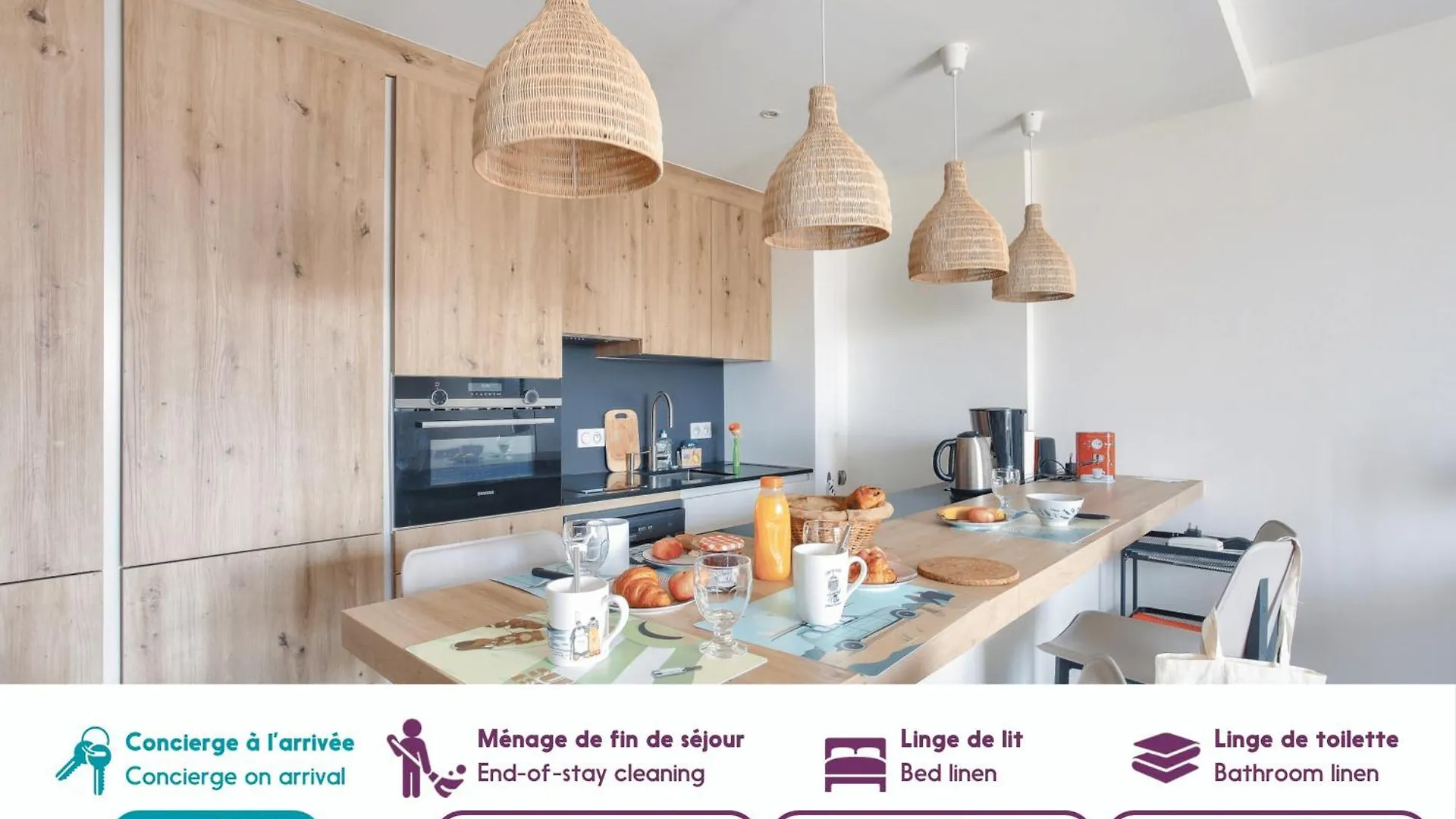 25M De La Plage, Vue Mer, Appartement Pour 4 Erquy Frankrig